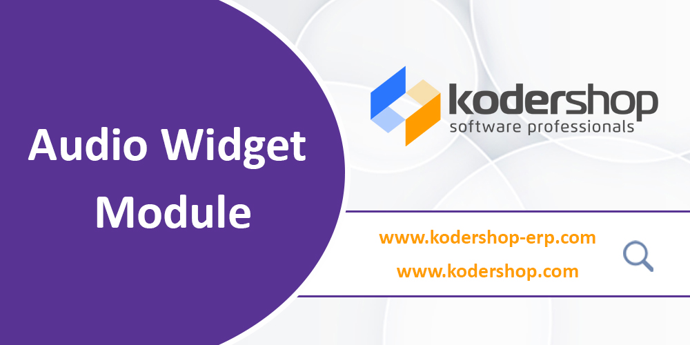 Audio Widget Module
